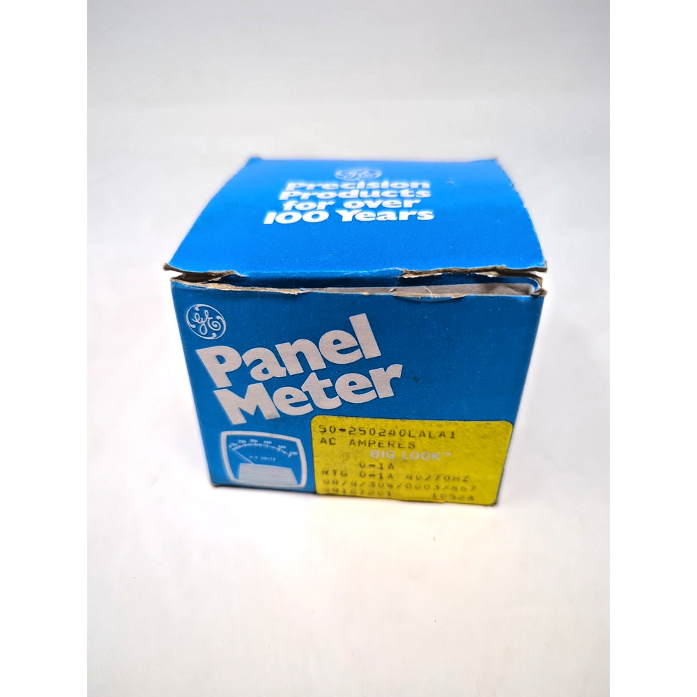 General Electric 50-250240LALA1 Model 250 Panel Meter 0-1.0AC Amperes NEW